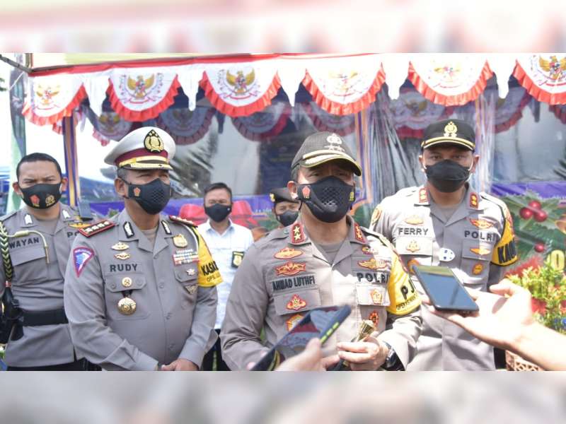 Jelang Tahun Baru 2021, Kapolda Jateng Tinjau Perbatasan Jawa Tengah-Jawa Timur