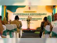 Bupati Bojonegoro Resmikan Gedung Baru Puskesmas Rawat Inap Kepohbaru