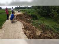 Jalan Penghubung Desa Ngrambitan-Beganjing, Kecamatan Japah Blora, Terputus