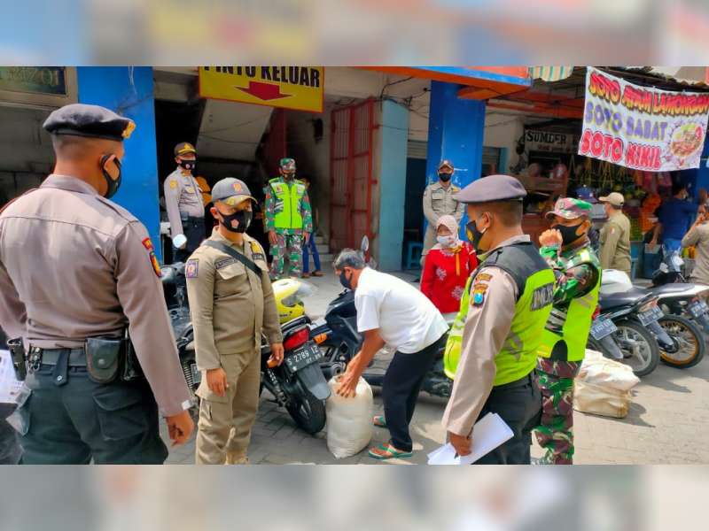 795 Orang di Sumberrejo Bojonegoro Terjaring Operasi Yustisi Protokol Kesehatan COVID-19
