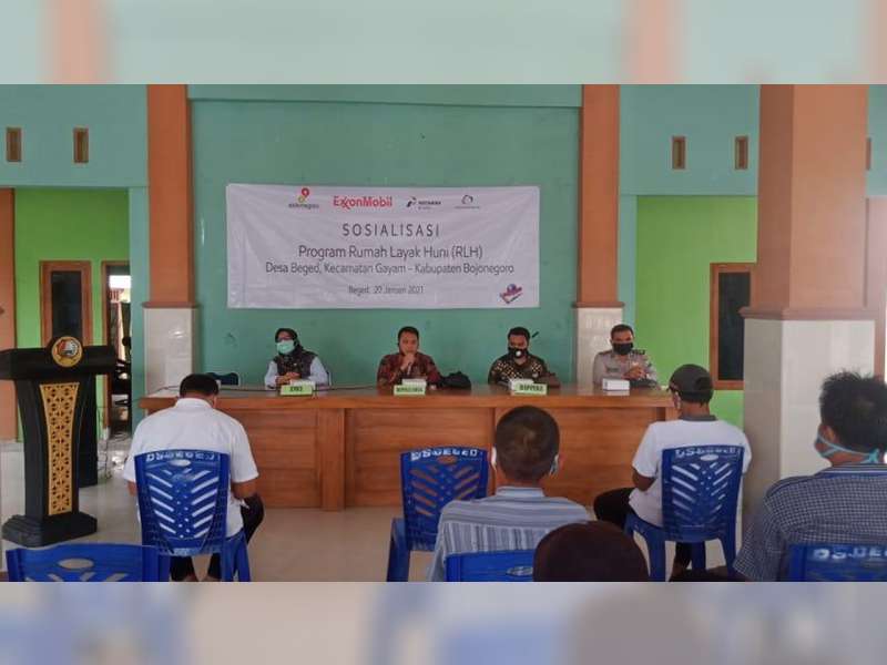 Program Rumah Layak Huni EMCL di Desa Beged dan Ngraho, Gayang, Bojonegoro, Dimulai