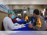 Sembuh dari COVID-19, 23 Anggota Polres Bojonegoro Lakukan Donor Plasma Konvalesen