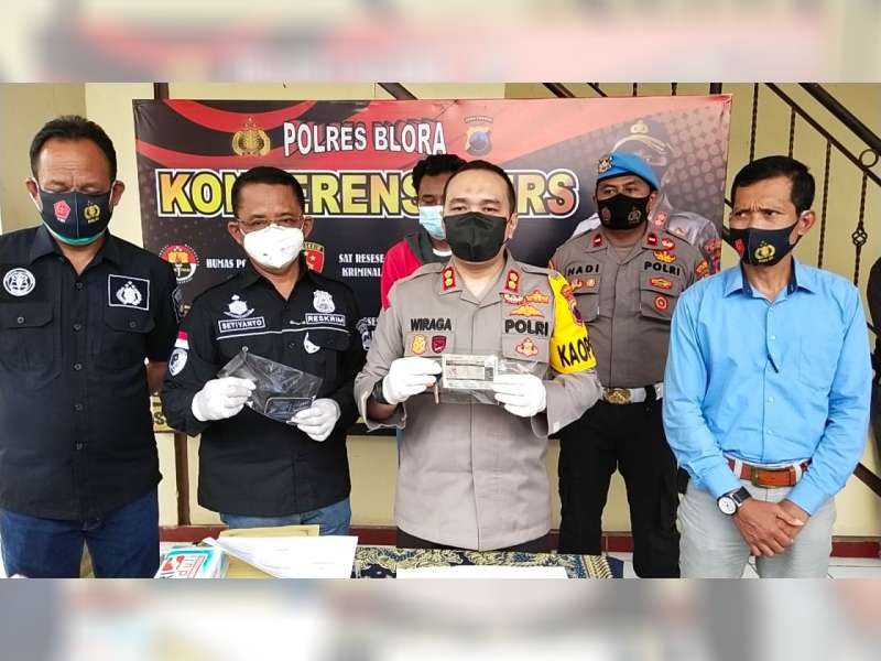 Polres Blora Amankan Warga Tuban Pelaku Penyimpangan Pupuk Bersubsidi