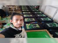 Usai Tertimpa Musibah, Pengusaha Sablon Asal Banjarsari, Bojonegoro Kembali Bangkit