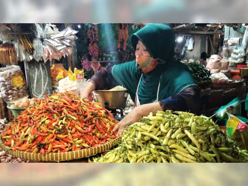 Sejak Sebulan Lalu, Harga Cabai di Pasar Tradisional Bojonegoro Alami Kenaikan