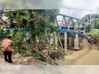 Dinas PU SDA Bojonegoro Sampaikan Penyebab Longsornya Tebing Sungai Pacal di Balen