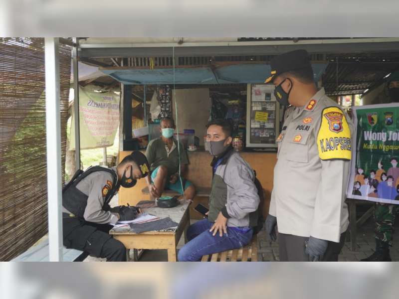 Kapolres Bojonegoro Pimpin Operasi Yustisi Protokol Kesehatan COVID-19