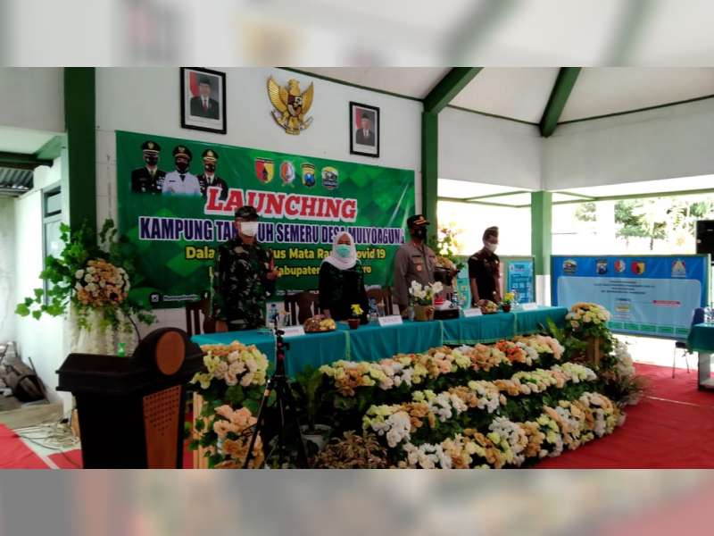 Antisipasi COVID-19, Kampung Tangguh Semeru Desa Mulyoangung Bojonegoro Diresmikan