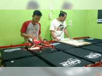 Usaha Sablon BUMDes Bangsri, Jepon, Blora Omzetnya Jutaan Rupiah per Bulan