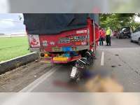 Tabrak Truk dari Belakang, Pengendara Motor di Kalitidu, Bojonegoro, Meninggal Dunia di TKP