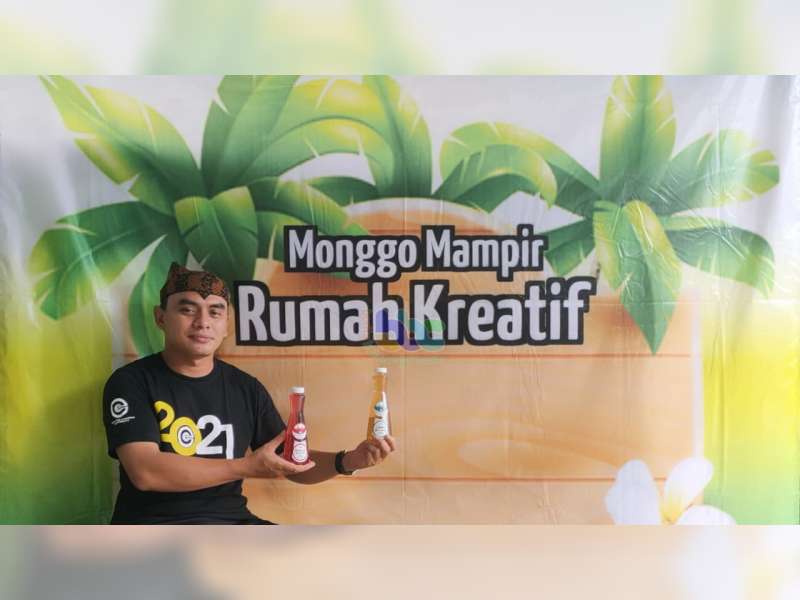Manfaatkan Aneka Bunga dan Daun, Pemuda Kapas, Bojonegoro Ini Ciptakan Minuman Kesehatan