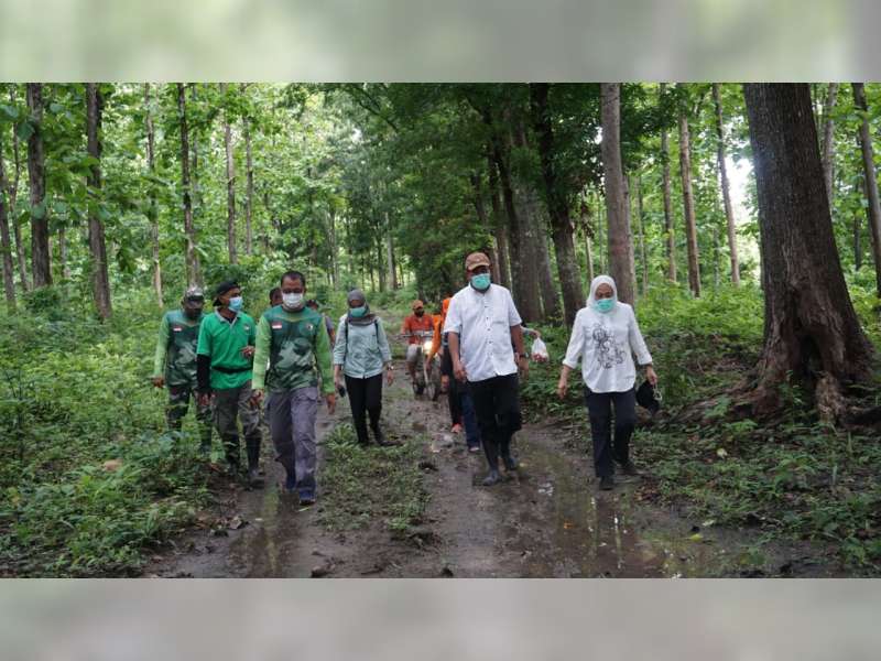 Susuri Hutan dan Sungai, Bupati Bojonegoro Bersama Dandim Jelajahi Lokasi KBSB Tahun 2021