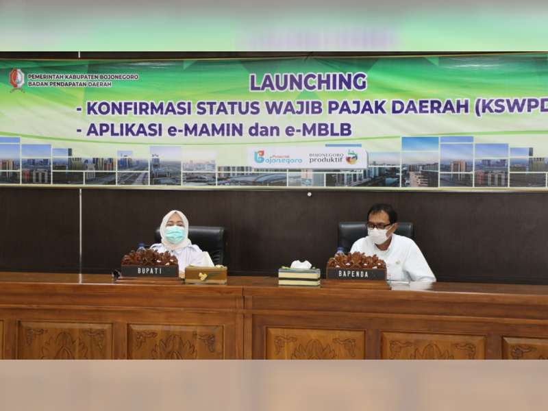 Beri Kemudahan Wajib Pajak, Pemkab Bojonegoro Luncurkan Aplikasi E-Mamin dan E-MBLB