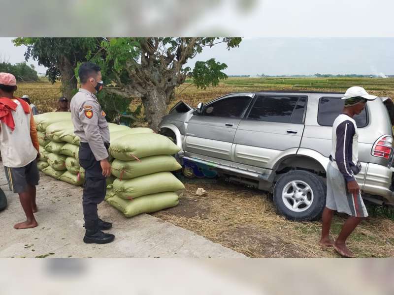 Tabrak Pohon Penghijauan, Pengemudi Mobil di Sumberrejo, Bojonegoro, Meninggal di TKP