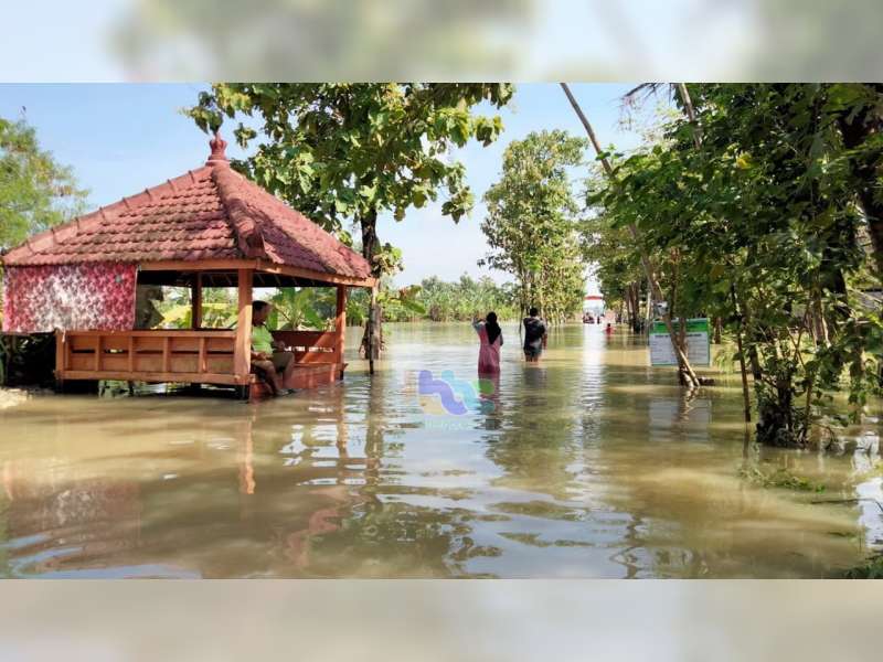 Banjir Juga Terjadi di Desa Jumput, Kecamatan Sukosewu, Bojonegoro