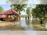 Banjir Juga Terjadi di Desa Jumput, Kecamatan Sukosewu, Bojonegoro