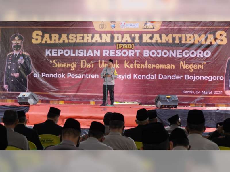 Polres Bojonegoro Gelar Sarasehan Dai Kamtibmas