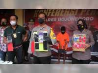 3 Orang Pelaku Pencurian Konter HP Ditangkap Polisi Bojonegoro