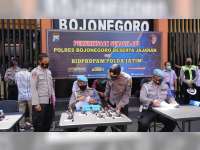 Provos Bid Propam Polda Jatim Sidak Senpi Personel Polres Bojonegoro