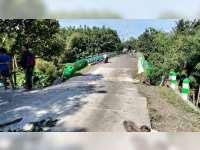 Jembatan di Sendangharjo, Ngasem, Bojonegoro, Longsor, Jalur Ngasem-Dander Dialihkan