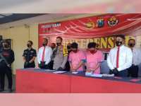 Polres Tuban Tangkap 2 Pelaku Curanmor Asal Palang yang Telah Mencuri 8 Unit Motor