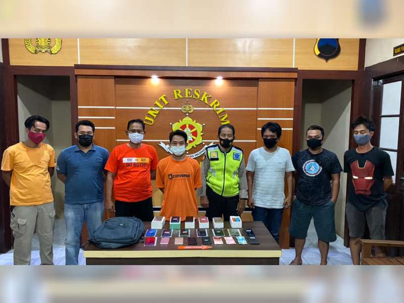 Curi 19 HP dan Sempat Melarikan Diri ke Kediri, Pemuda di Blora Ditangkap Polisi