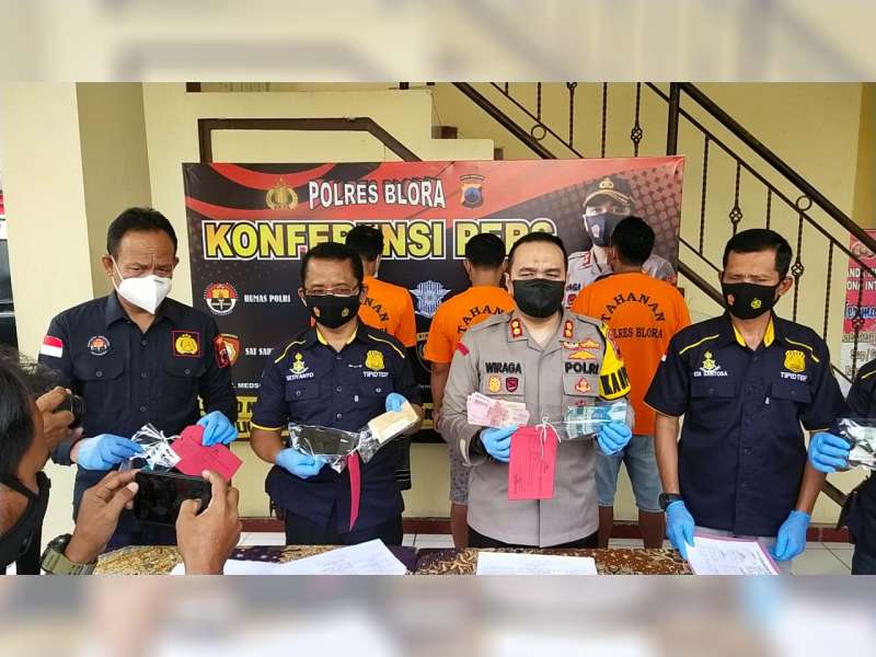 Edarkan Uang Palsu, Seorang Remaja Ditangkap Polres Blora