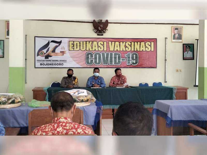 PPNI Bojonegoro Gelar Edukasi Vaksinasi COVID-19 di Kecamatan Bubulan