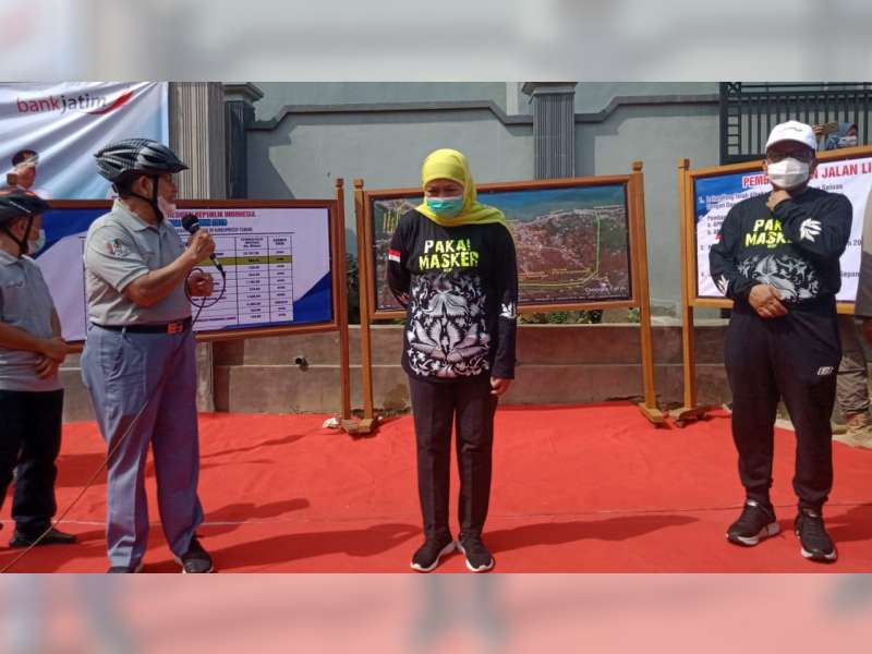 Gubernur Jatim Khofifah Indar Parawansa Resmikan Jalan Lingkar Tuban