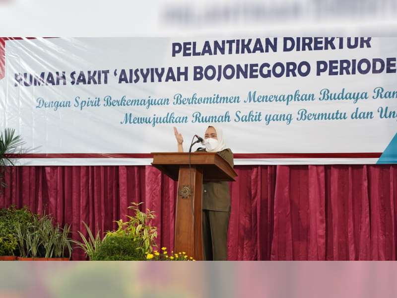 Hadiri Pelantikan Direktur RS Aisyiyah, Bupati Bojonegoro Harap Sinergisme Terus Terjaga