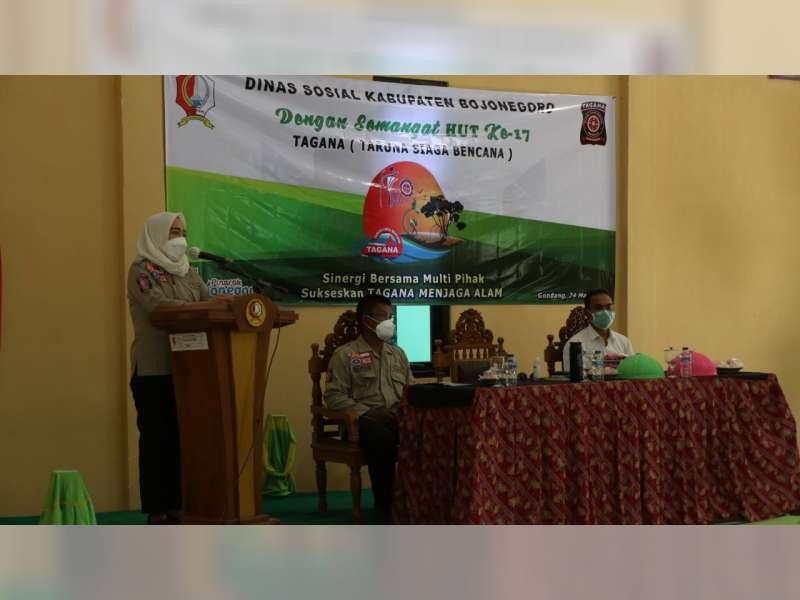 HUT Tagana, Bupati Bojonegoro Ajak Masyarakat Sadar Pentingnya Pelestarian Lingkungan