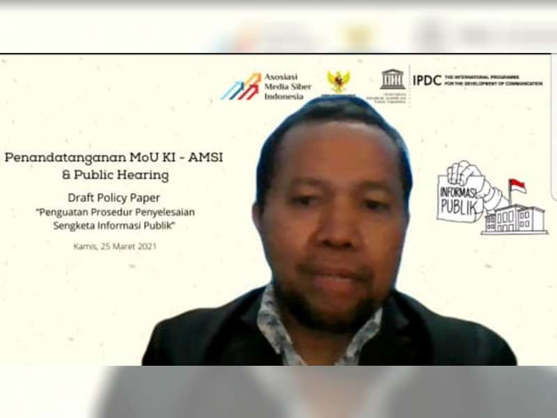 Komisi Informasi dan AMSI Tandatangani MoU 'Peran Media Siber Dorong Keterbukaan Informasi Publik'