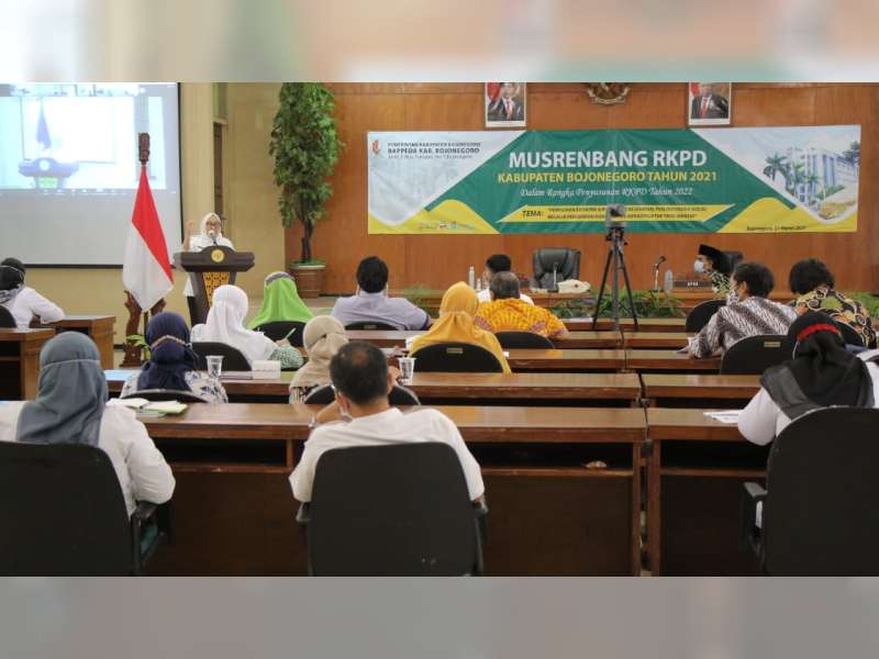 Bupati Anna Muawanah Buka Musrenbang Kabupaten Bojonegoro Tahun 2021