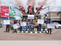 Jurnalis Blora Gelar Aksi, Tuntut Aparat Usut Tuntas Kekerasan yang Menimpa Jurnalis Tempo