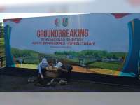 Bupati Bojonegoro Laksanakan Groundbreaking Pembangunan Jembatan Kanor-Rengel