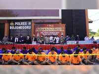 Operasi Pekat 2021, Polres Bojonegoro Ungkap 169 Kasus dengan 188 Tersangka