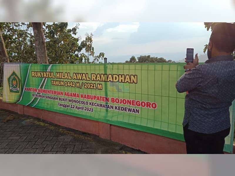 Karena Mendung dan Hujan, Tim Rukyat di Bojonegoro Tidak Melihat Hilal