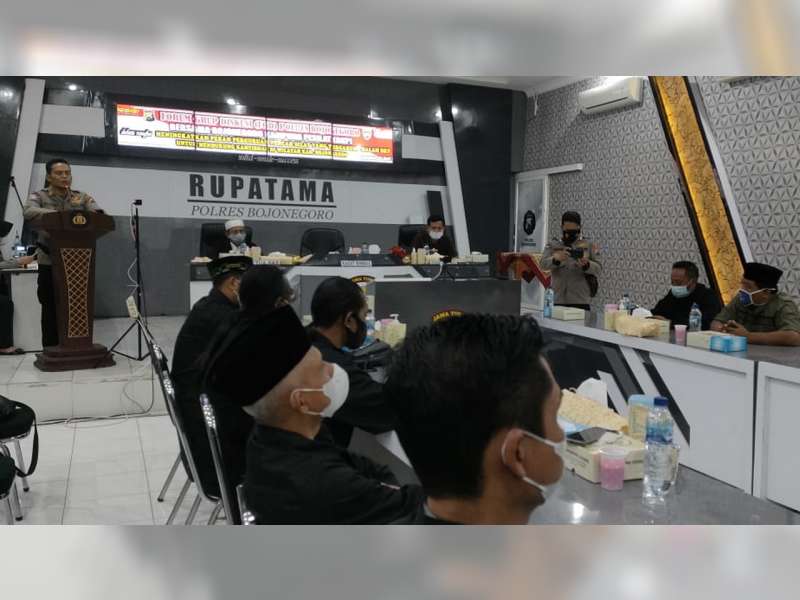 Perguruan Pencak Silat Tanda Tangani Kesepakatan untuk Bojonegoro Damai dan Aman