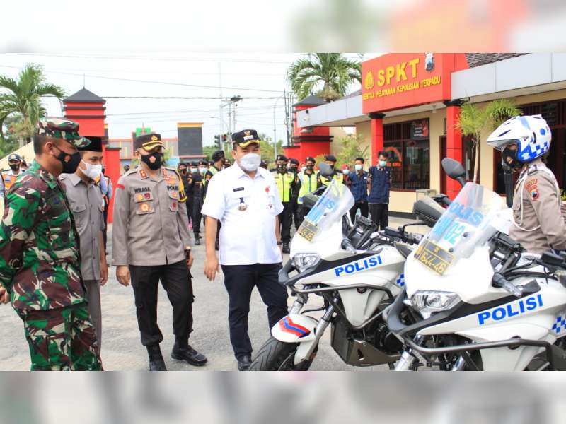 Bupati Blora Pimpin Apel Gelar Pasukan Operasi Ketupat Candi 2021