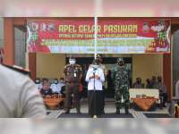Polres Bojonegoro Laksanakan Apel Gelar Pasukan Operasi Ketupat 2021