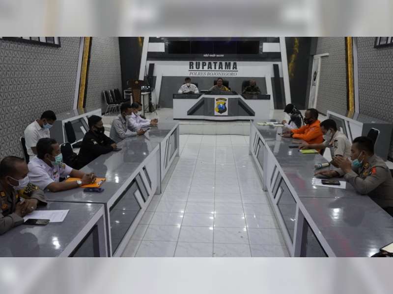 Polres Bojonegoro Gelar Rakor Antisipasi Kedatangan Pemudik Melalui Jalur Alternatif