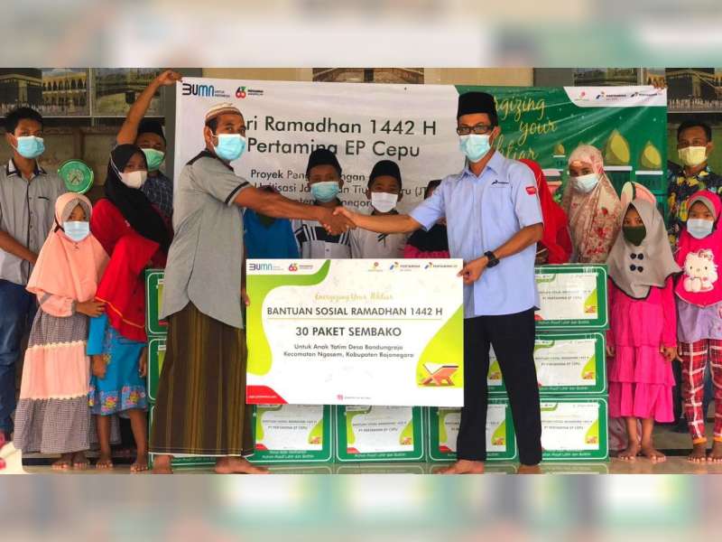 Eratkan Silaturahmi Bersama Masyarakat di Wilayah Operasi, PEPC Berbagi di Bulan Suci Ramadan