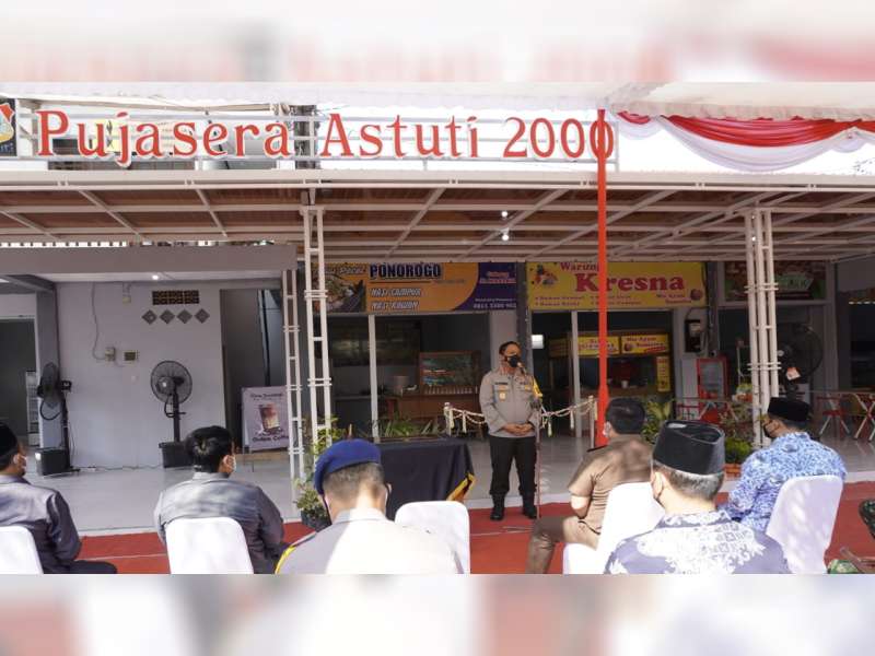 Kapolres Bojonegoro Resmikan Pujasera 'Astuti 2000'