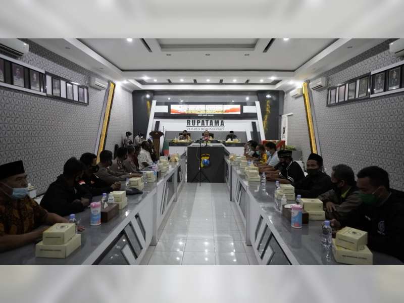 Polres Bojonegoro Gelar Silaturahmi dengan Pengurus Perguruan Pencak Silat