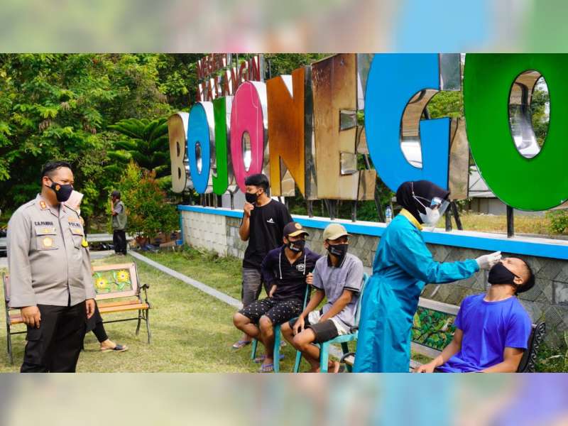 Kapolres Bojonegoro Pantau Penerapan Protokol Kesehatan COVID-19 di Sejumlah Objek Wisata