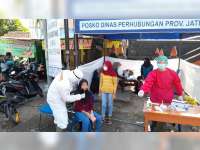 Polres Blora Gelar Swab Antigen Gratis di Pos Perbatasan Jateng-Jatim