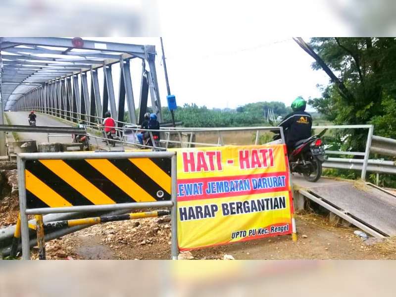 Perbaikan Jembatan Glendeng, Penghubung Tuban-Bojonegoro, Ditargetkan Rampung dalam 4 Bulan