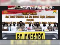 Polwan Polres Bojonegoro Ikuti Kegiatan Tatap Muka dengan Ibu Asuh Polwan RI Secara Virtual