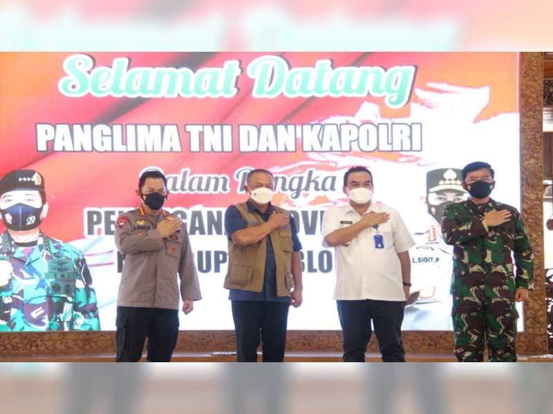 Panglima TNI dan Kapolri Laksanakan Kunjungan di Kabupaten Blora