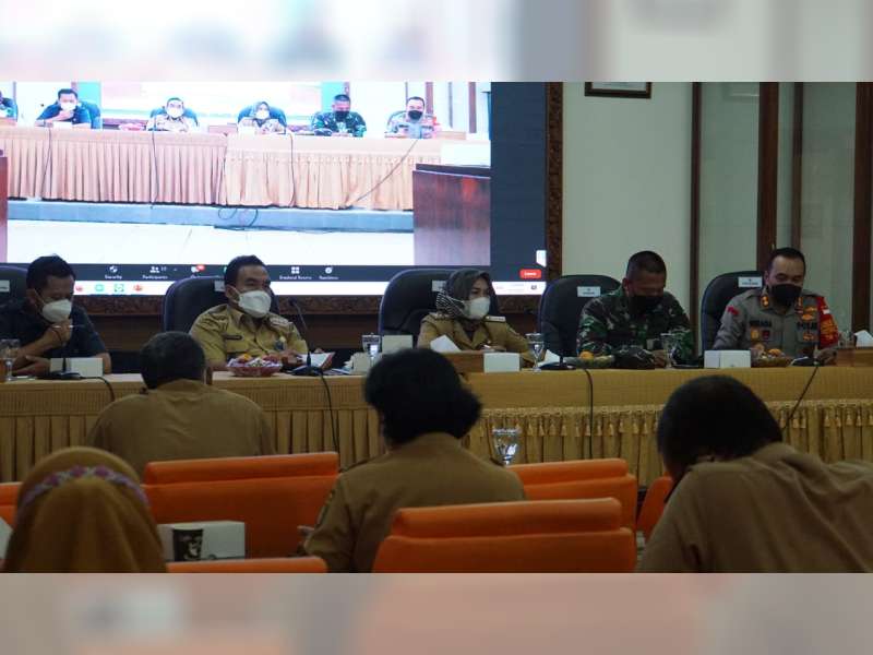 Antisipasi Lonjakan COVID 19, Pemkab Blora Gelar Rakor Bersama Instansi Lintas Sektoral